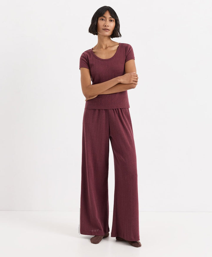 Organic Pointelle Short Sleeve Sleep Set - Echo Market