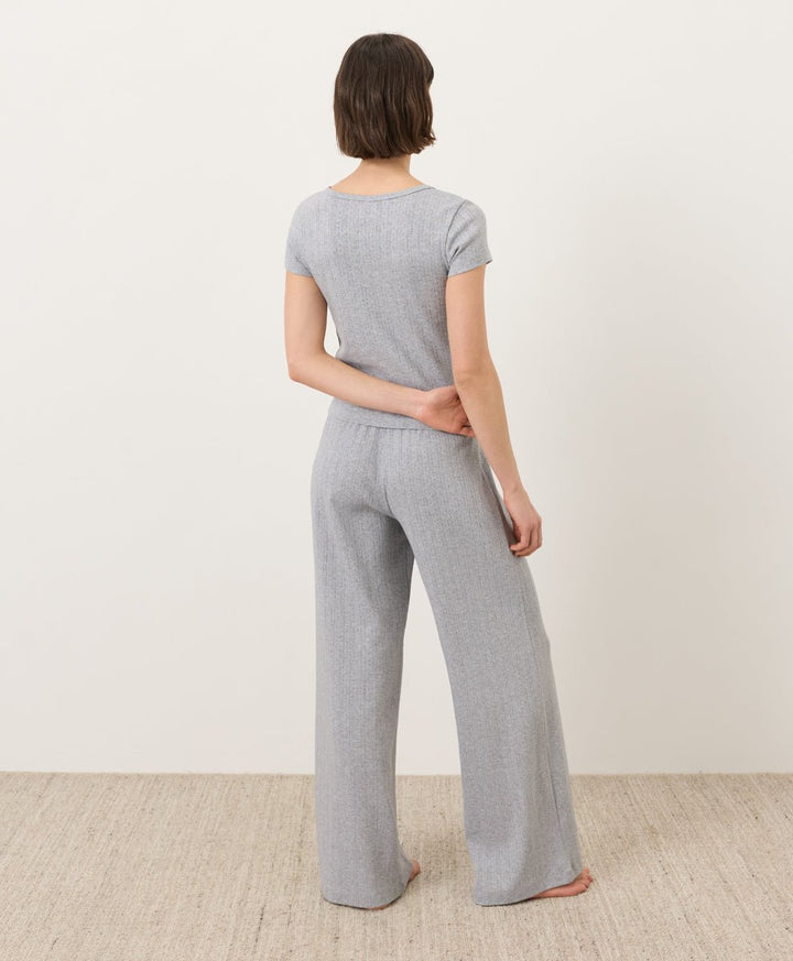 Organic Pointelle Short Sleeve Sleep Set - Echo Market