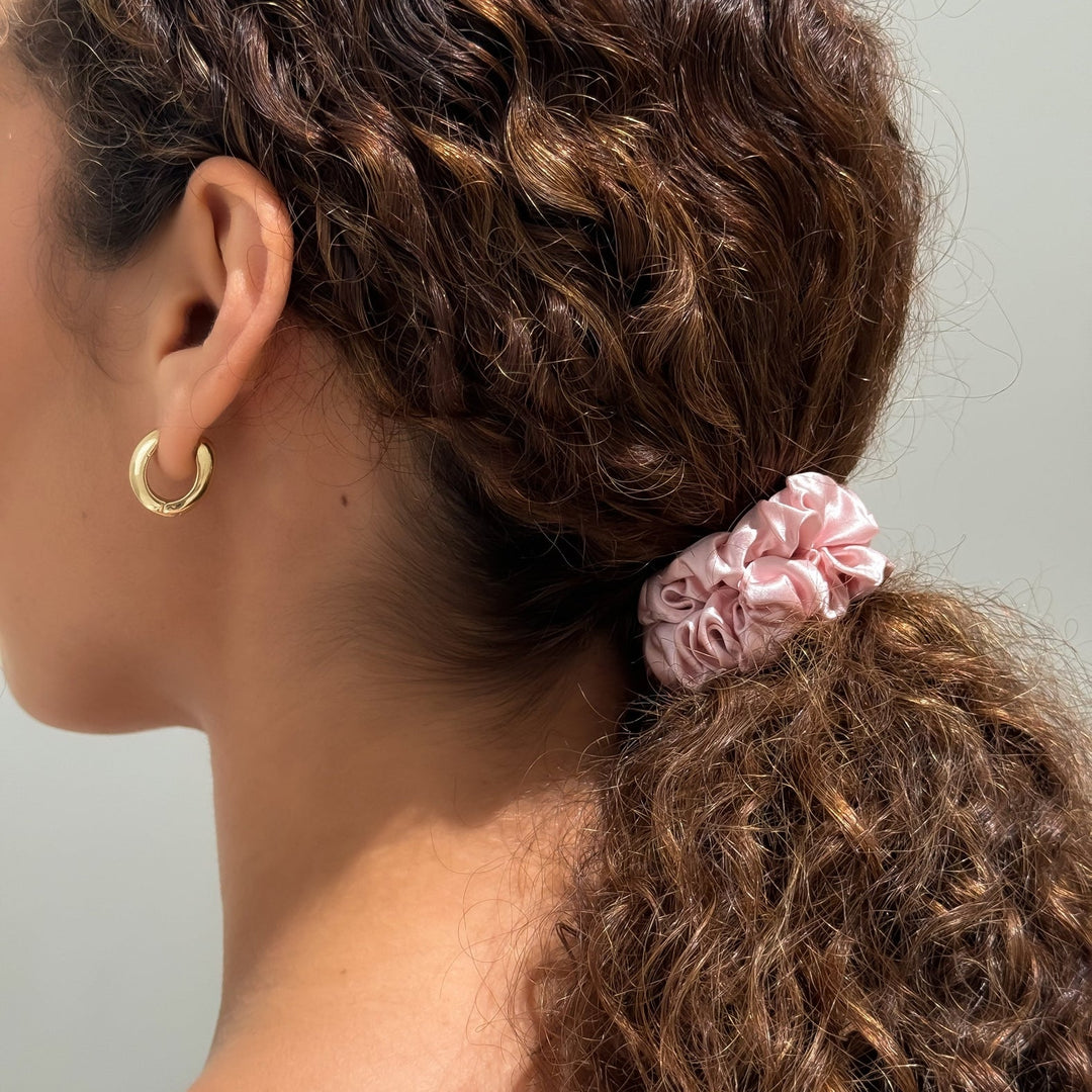 Organic Premium Silk Mini Scrunchies | Three Pack - Echo Market