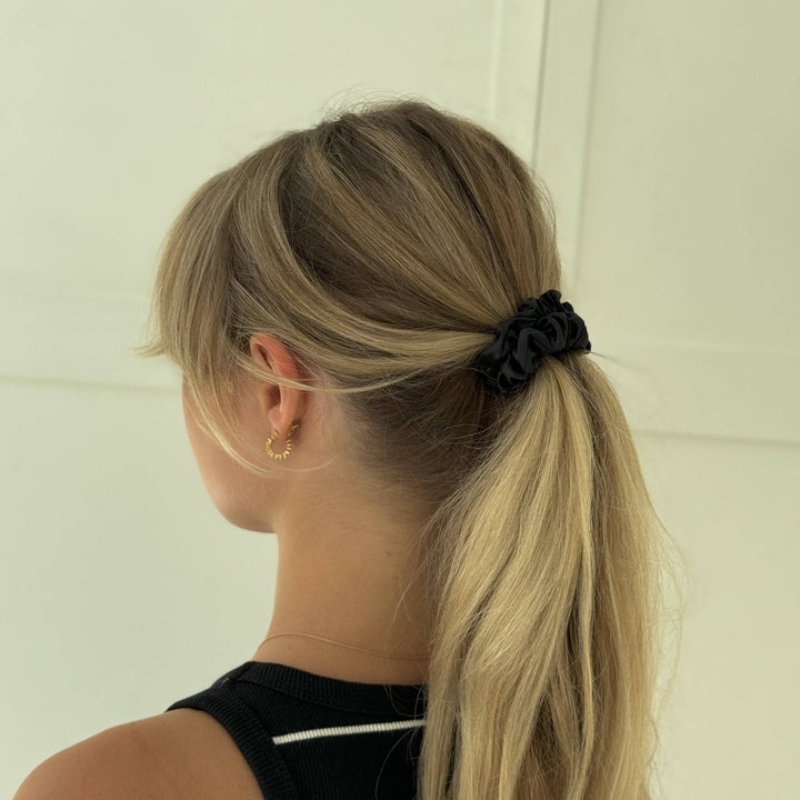 Organic Premium Silk Mini Scrunchies | Three Pack - Echo Market