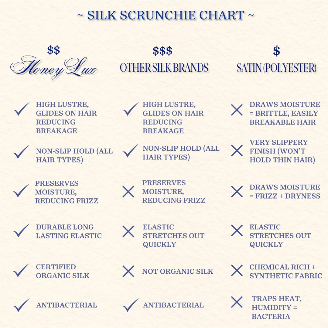 Organic Premium Silk Scrunchie - Echo Market