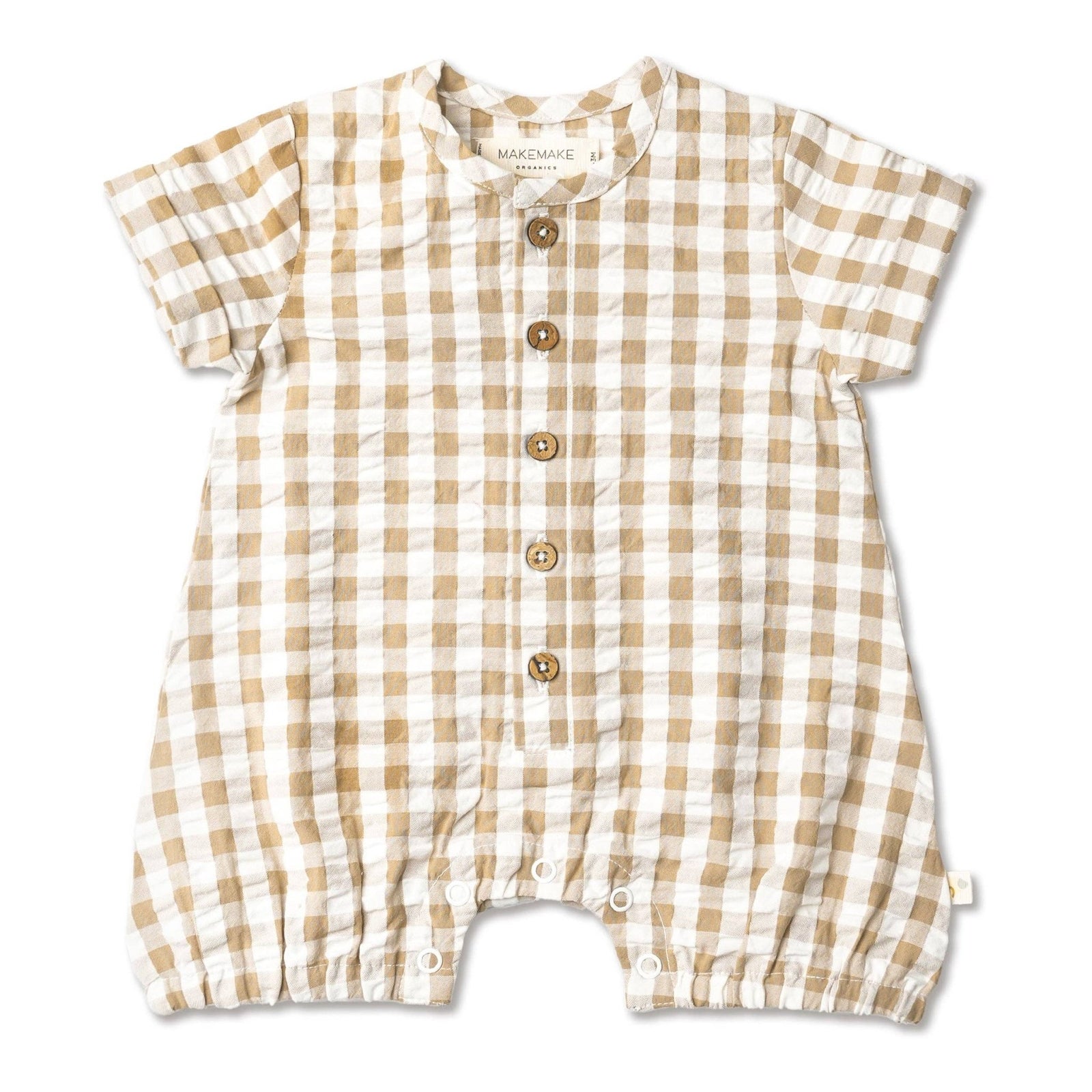 Organic Short Bubble Romper - Echo Market