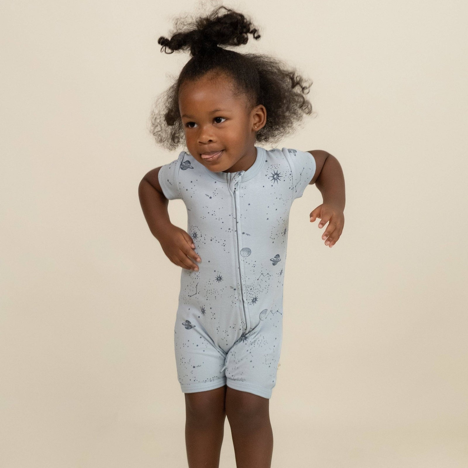 Organic Short Zip Romper - Echo Market