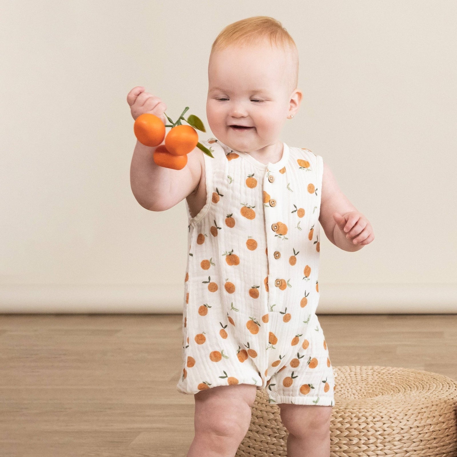 Organic Sleeveless Bubble Romper - Echo Market
