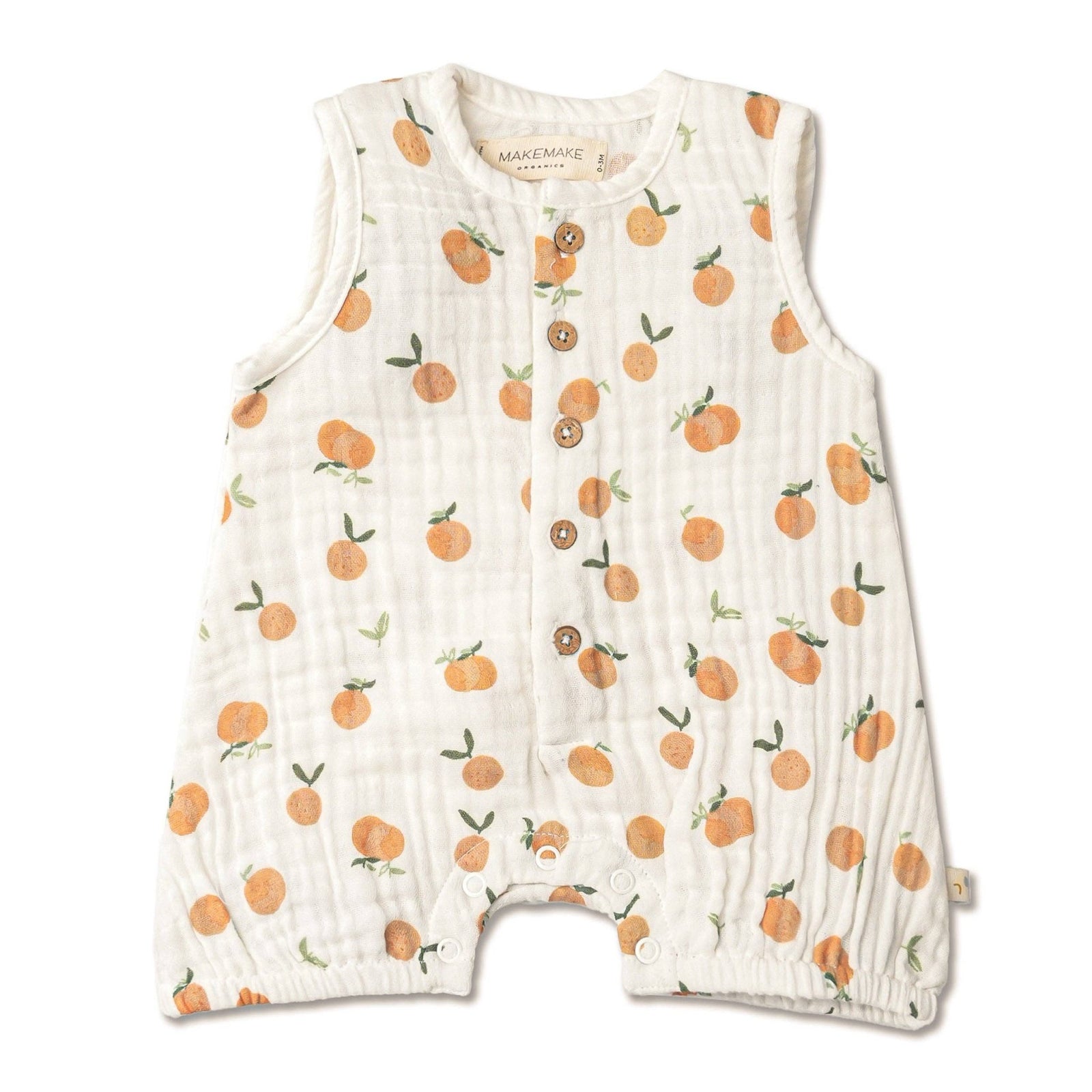 Organic Sleeveless Bubble Romper - Echo Market