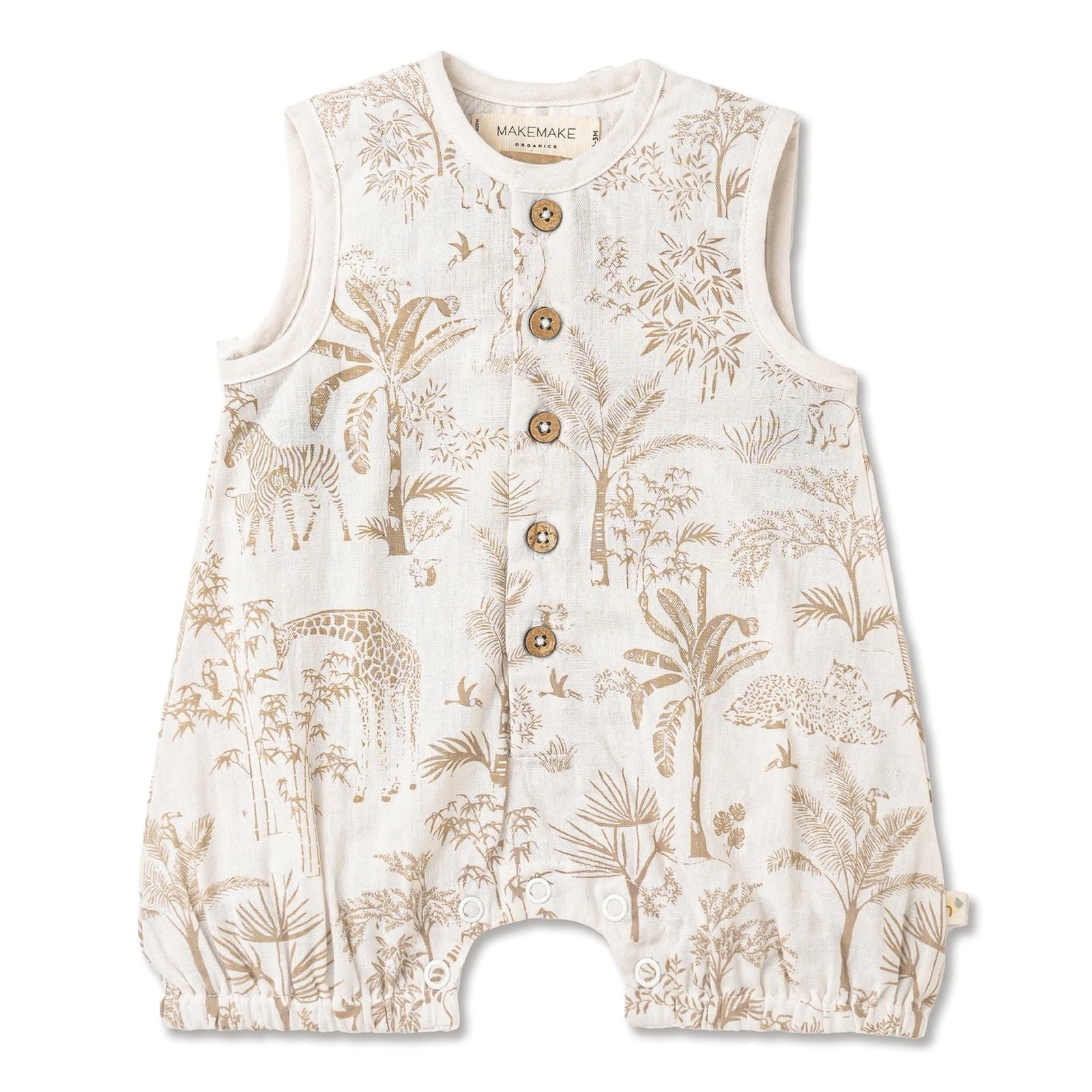 Organic Sleeveless Bubble Romper - Echo Market
