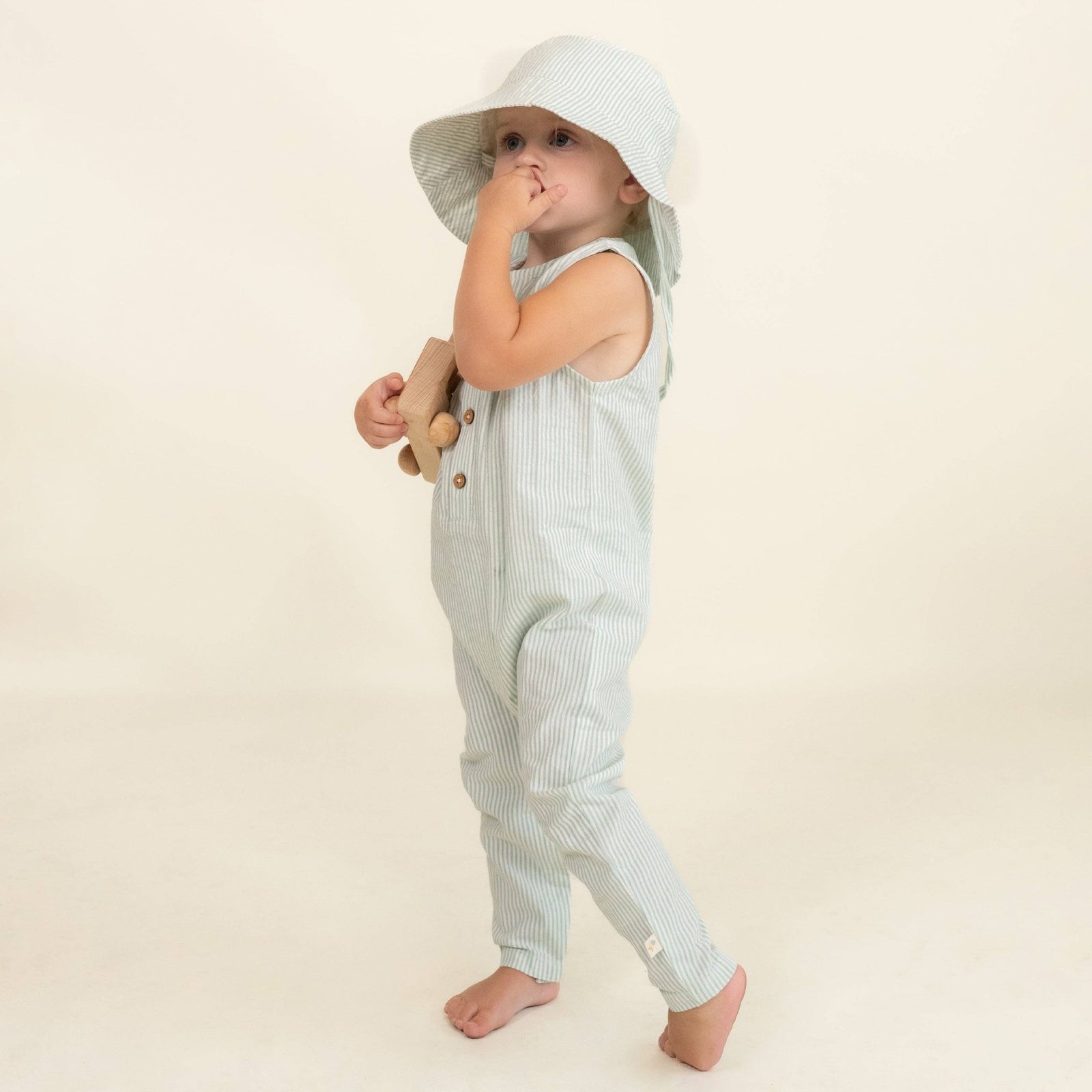 Organic Sleeveless Full Romper - Echo Market