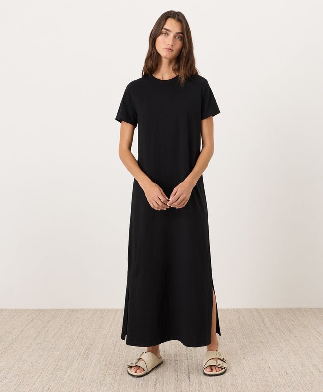 Organic Soft - Slub Essential Easy Tee Maxi Dress - Echo Market