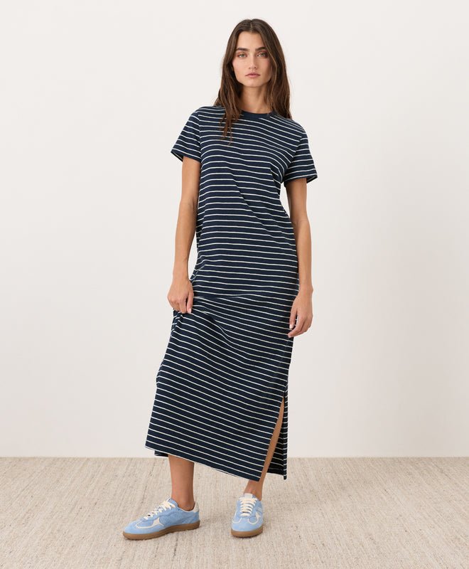 Organic Soft - Slub Essential Easy Tee Maxi Dress - Echo Market