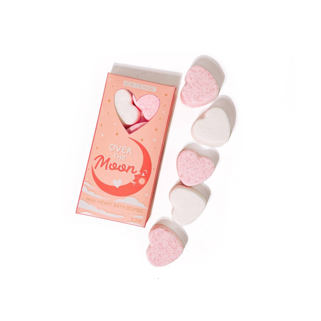 Over the Moon Mini Sweet Heart Bath Bombs Gift Set - Echo Market