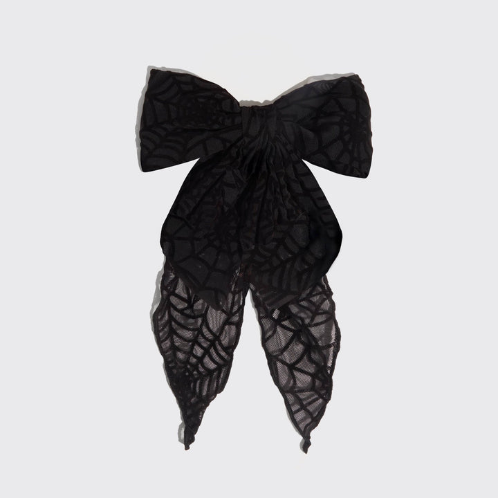Oversized Bow Hair Clip | Spiderweb - Echo Market