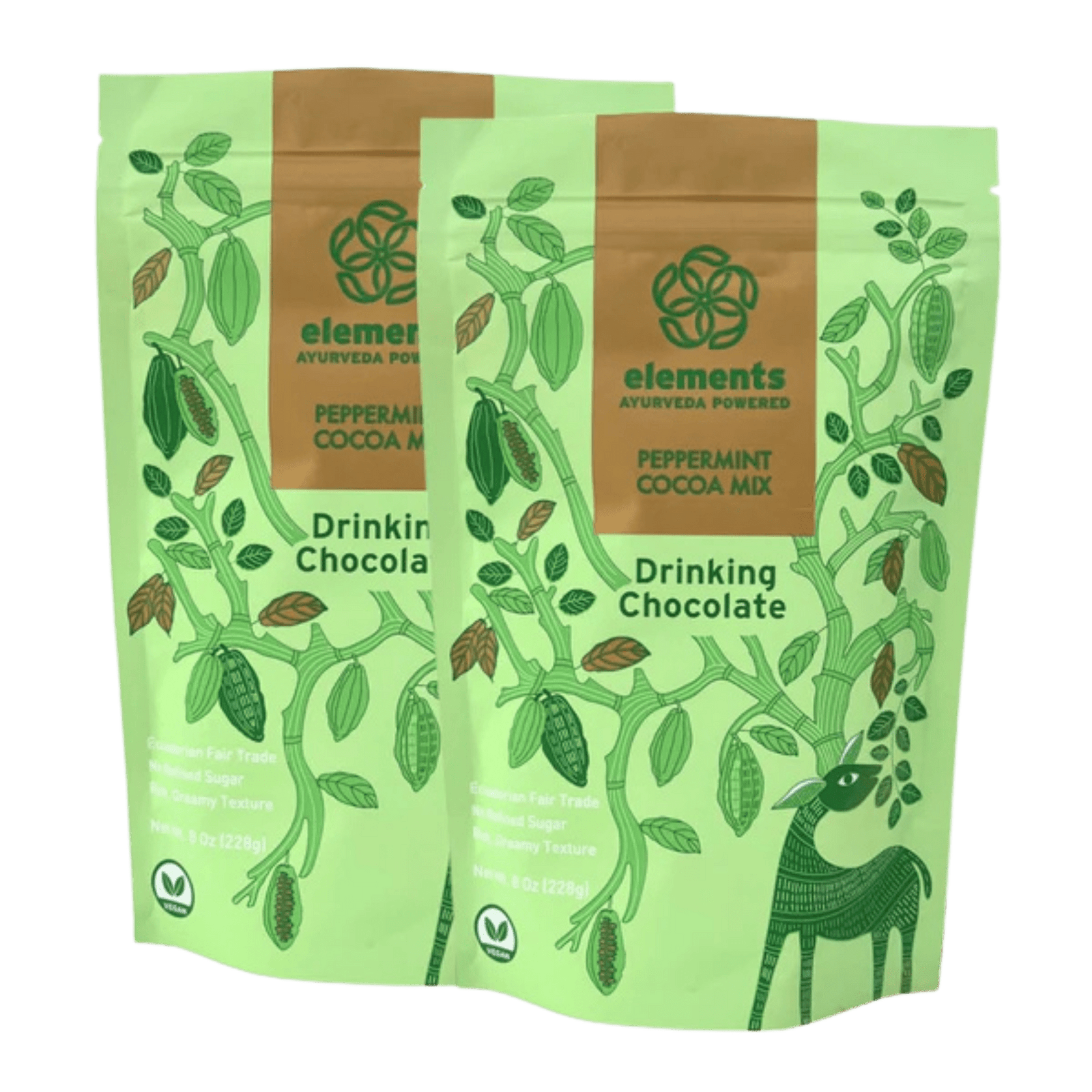 Peppermint Drinking Chocolate | Vegan - Echo Market