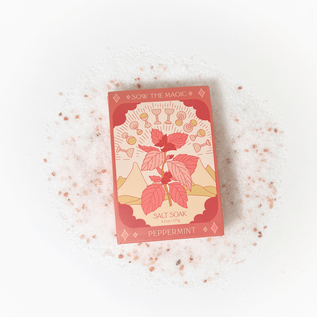 Peppermint Tarot Bath Salt Soak - Echo Market