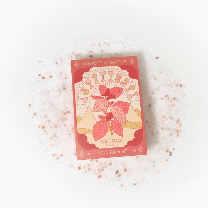 Peppermint Tarot Bath Salt Soak - Echo Market