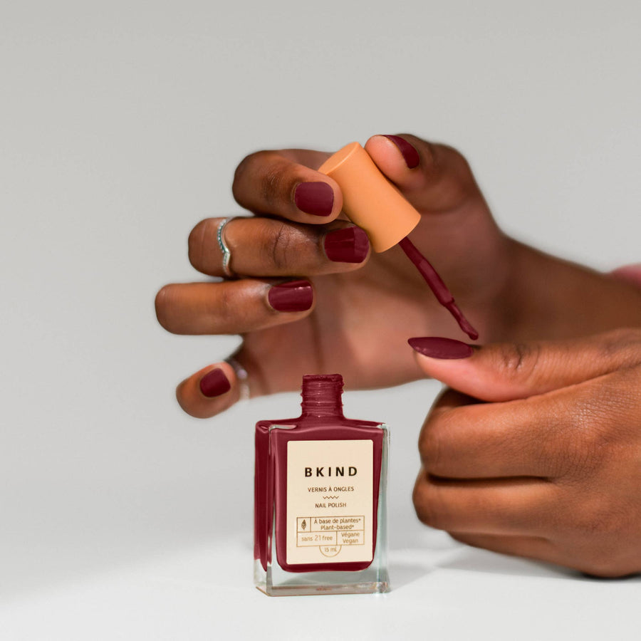 Petite - Bourgogne | BKIND Plant - Based Nail Polish - Echo Market