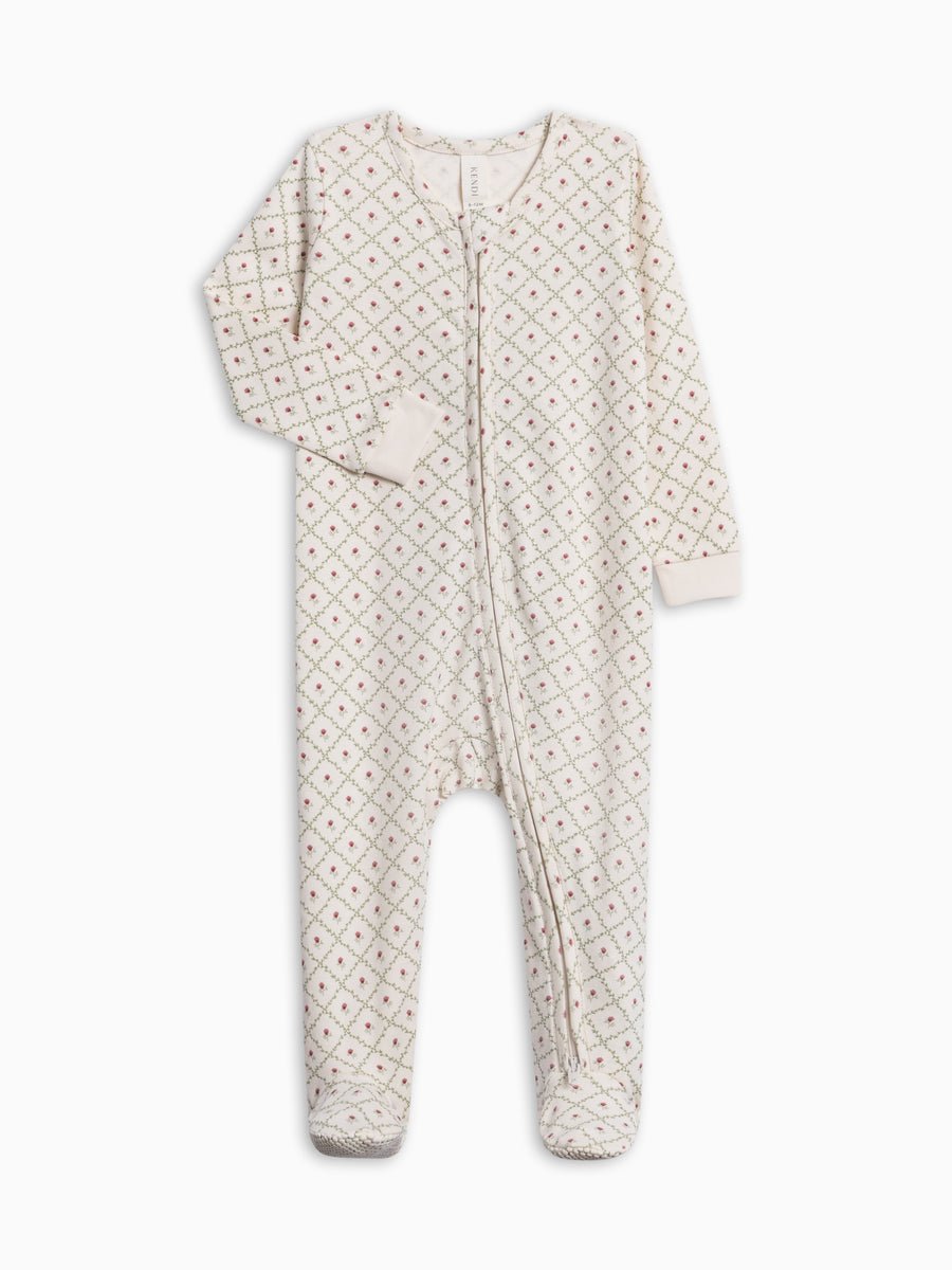 Peyton Zipper Sleeper | Hedge Floral - Echo Market