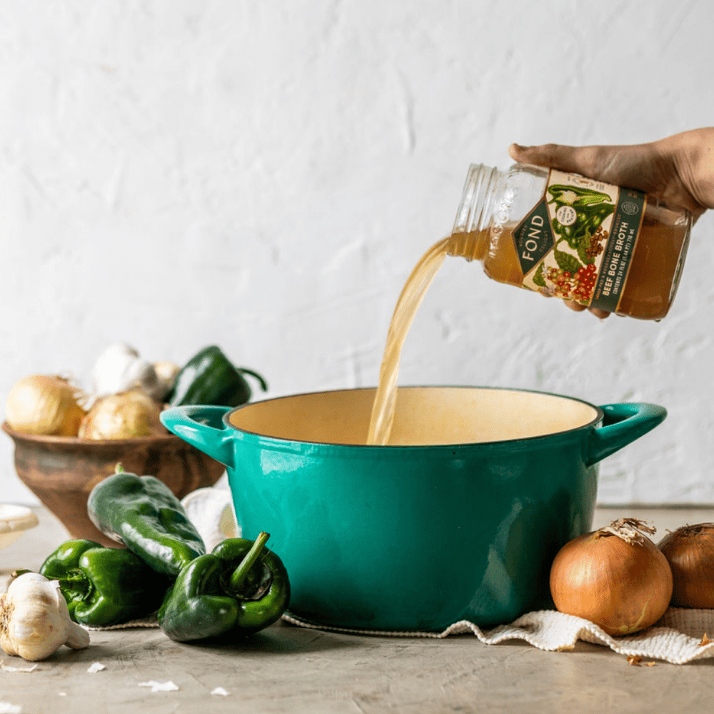 Poblano Grass - Fed Regenerative Beef Bone Broth - Echo Market