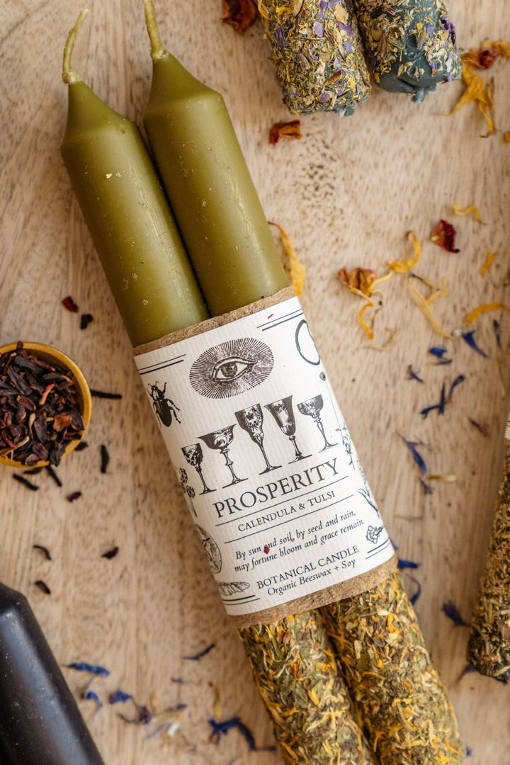 PROSPERITY RITUAL CANDLE | Manifestation & Abundance - Echo Market