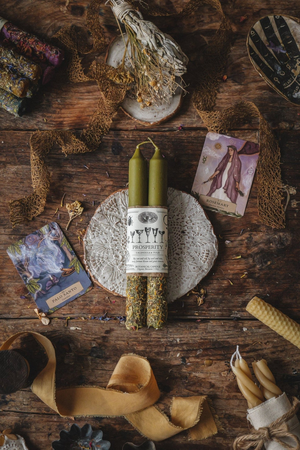 PROSPERITY RITUAL CANDLE | Manifestation & Abundance - Echo Market