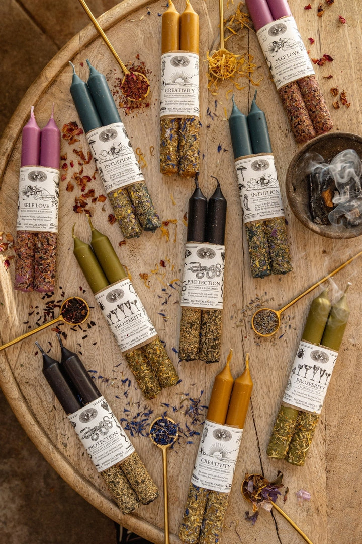 PROTECTION RITUAL CANDLE | Shadow Shield & Transmutation - Echo Market