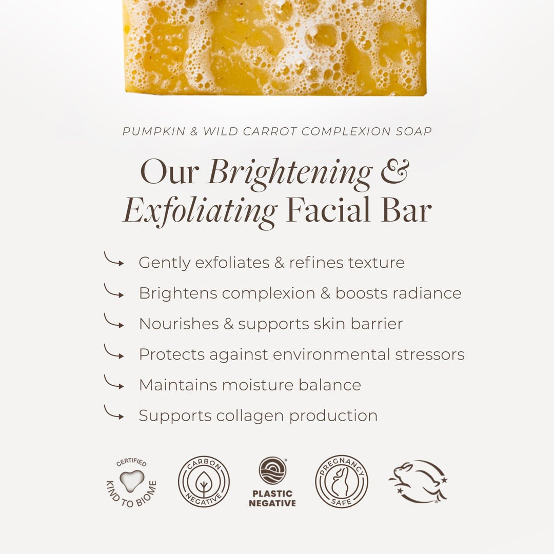 Pumpkin &amp; Wild Carrot Brightening Cleanser - Echo Market