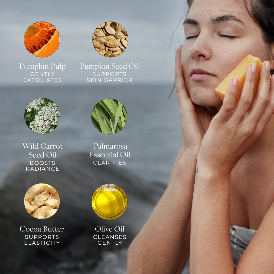 Pumpkin &amp; Wild Carrot Brightening Cleanser - Echo Market