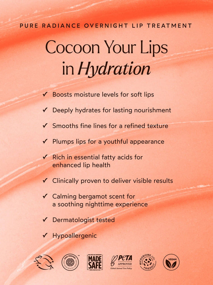 Pure Radiance Overnight Lip Treatment - Echo Market