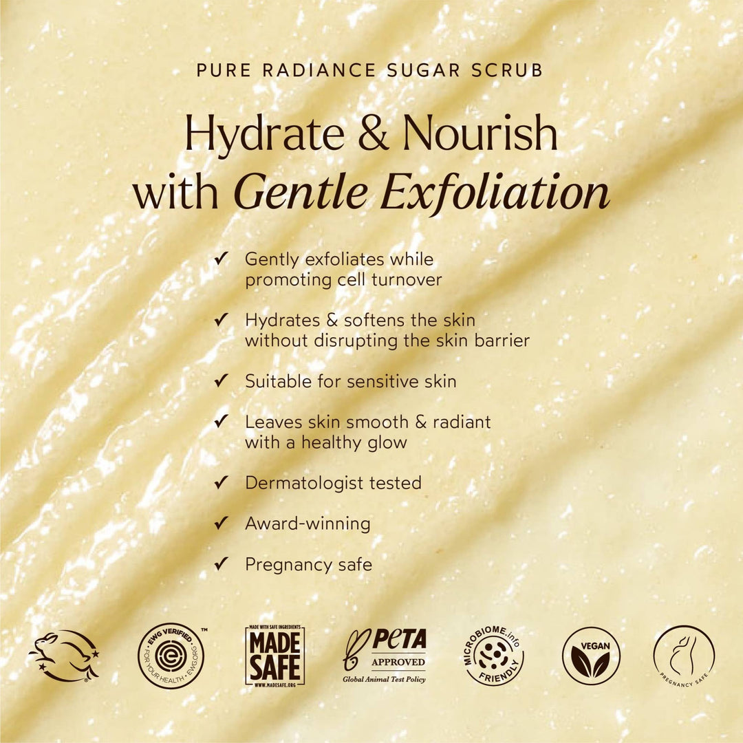 Pure Radiance Sugar Exfoliating Body Scrub - Echo Market