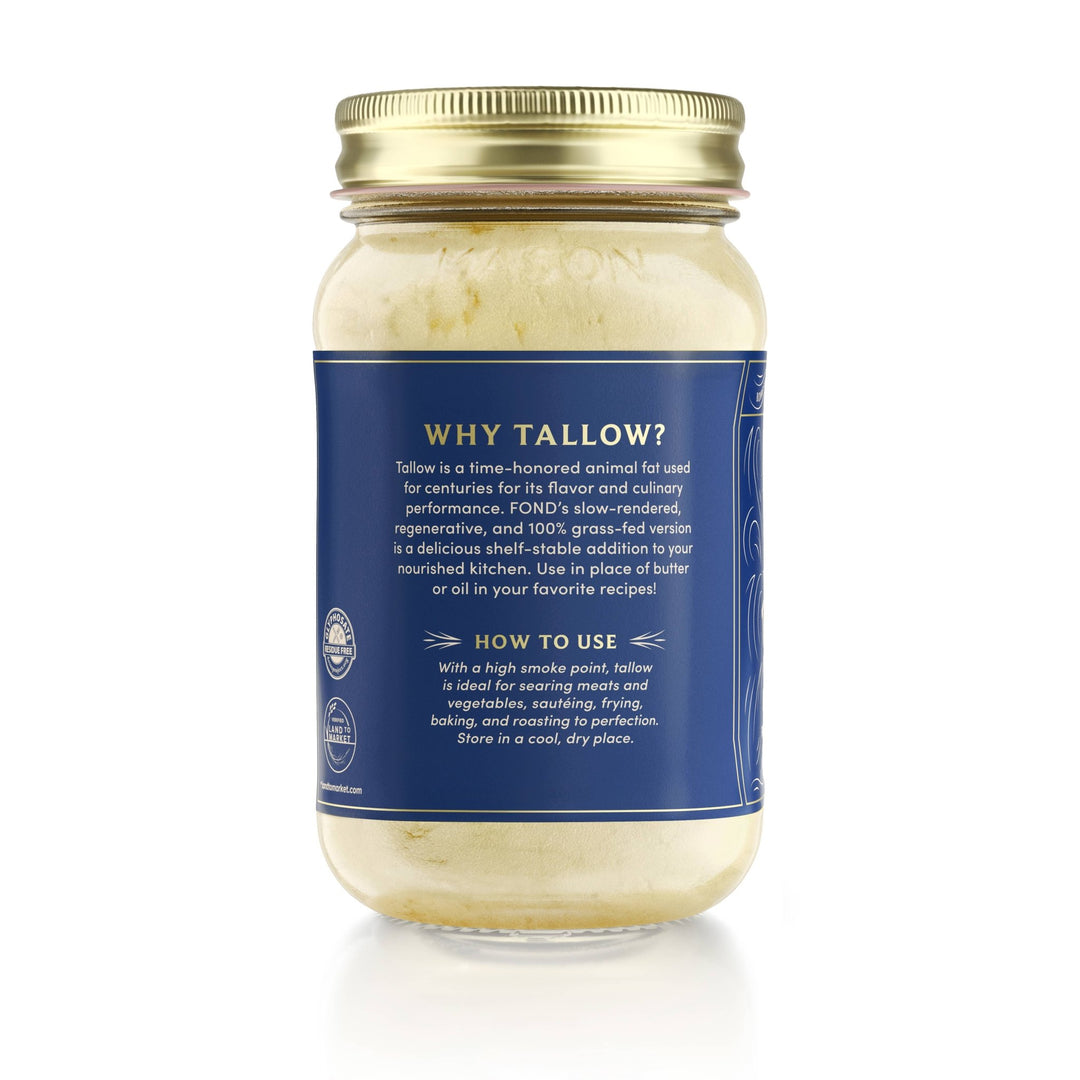 Pure & Unflavored Regenerative Beef Tallow - Echo Market