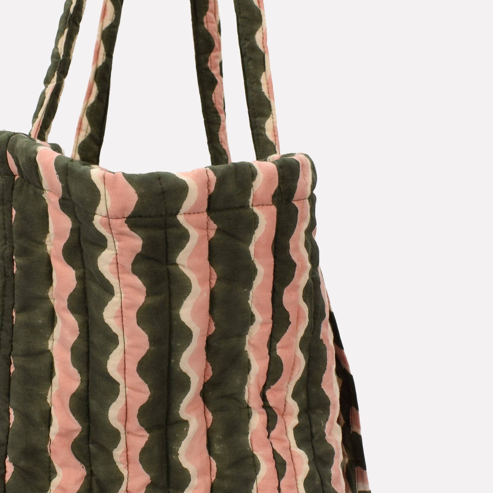 Quilted Carry All | Whirly | Fern - Echo Market