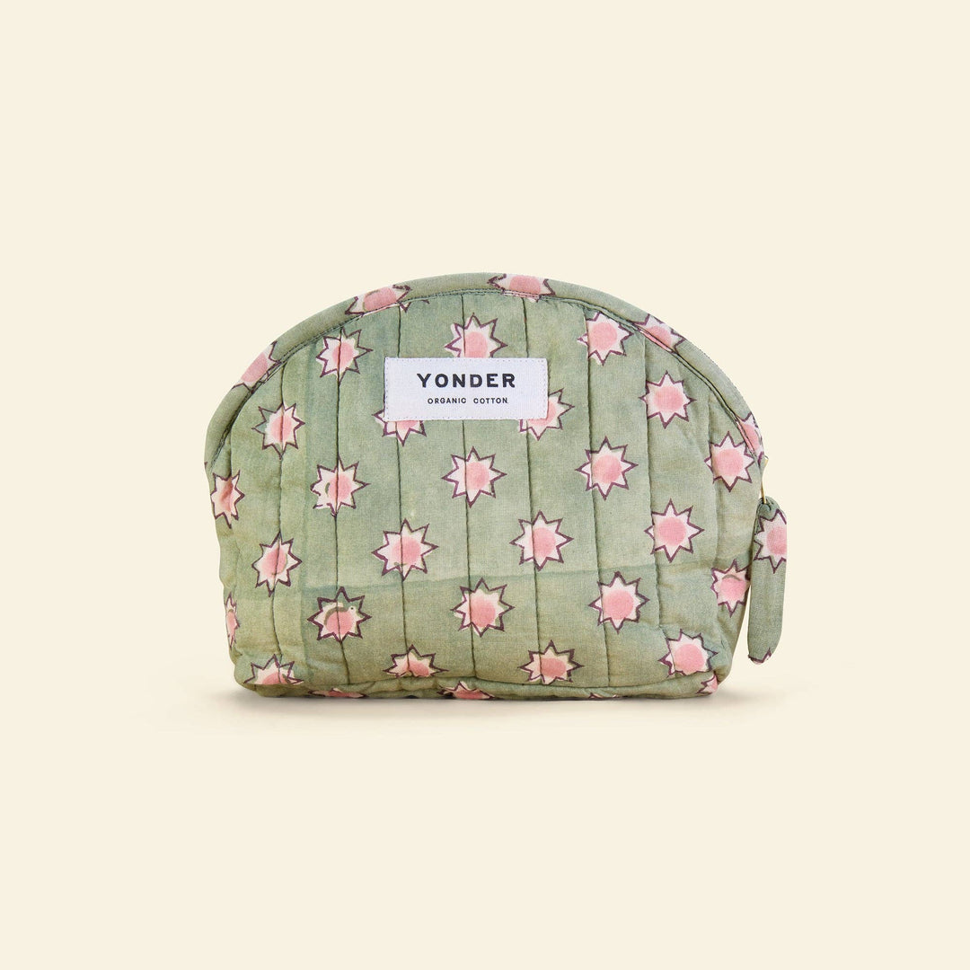 Quilted Zip Pouch | Bon Bon | Mint - Echo Market