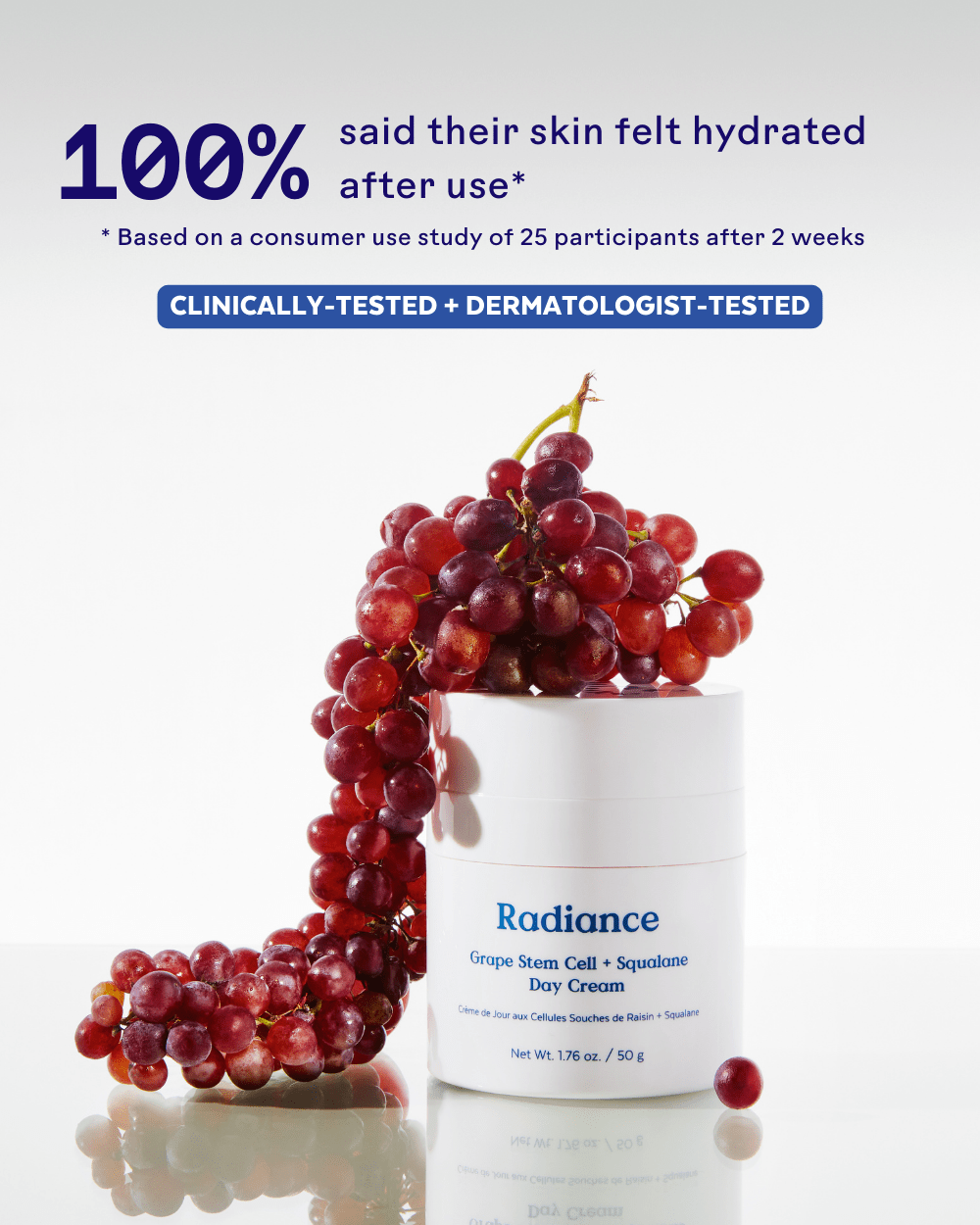 Radiance Grape Stem Cell & Squalane Ultra - Hydrating Cream - Echo Market