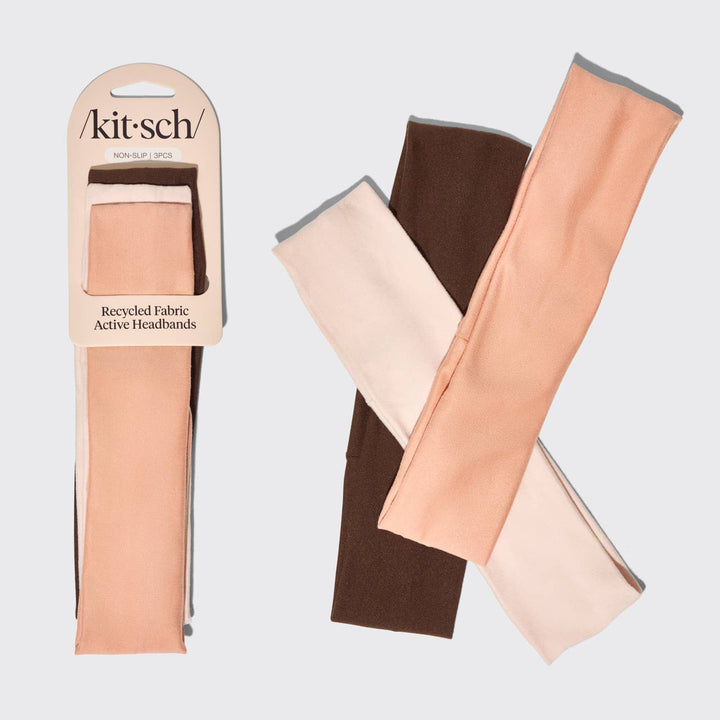 Recycled Fabric Active Headbands | 3pc Set - Echo Market