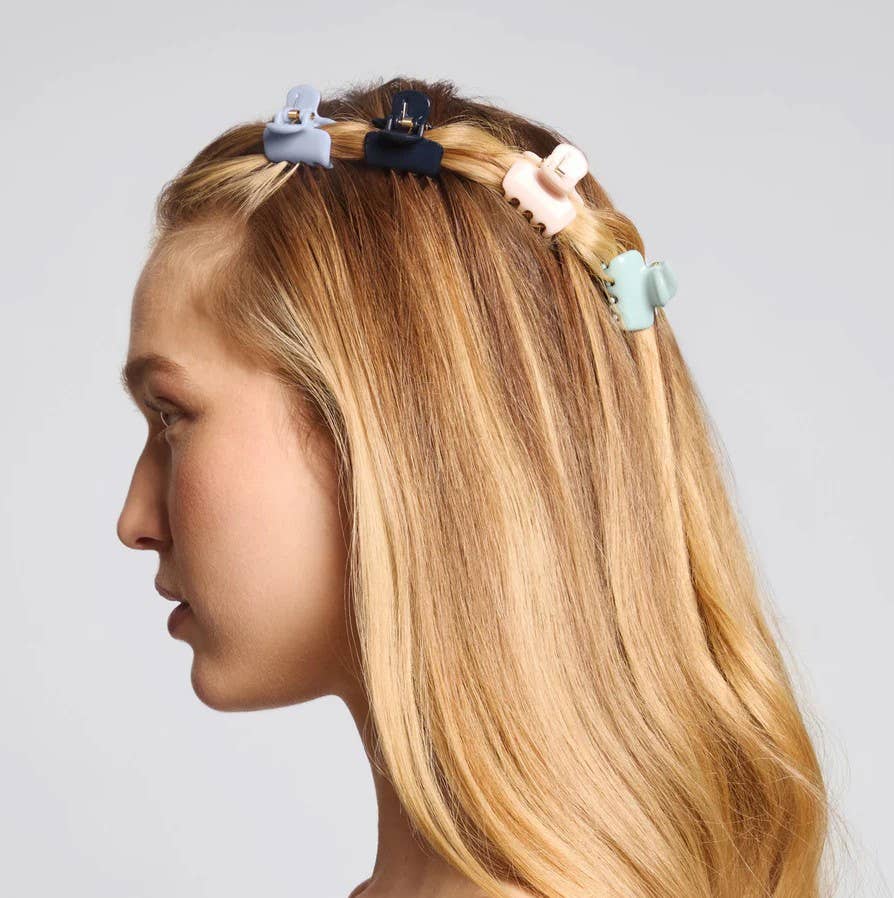 Recycled Plastic Mini Cloud Clips | 8pc Set - Echo Market