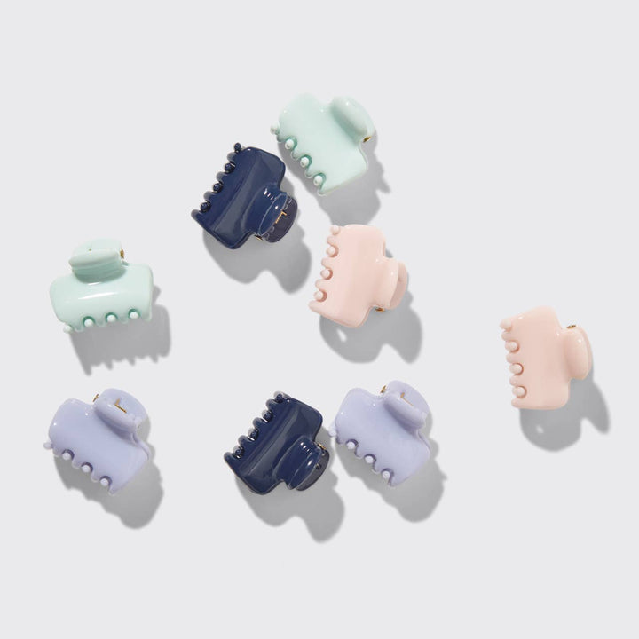 Recycled Plastic Mini Cloud Clips | 8pc Set - Echo Market