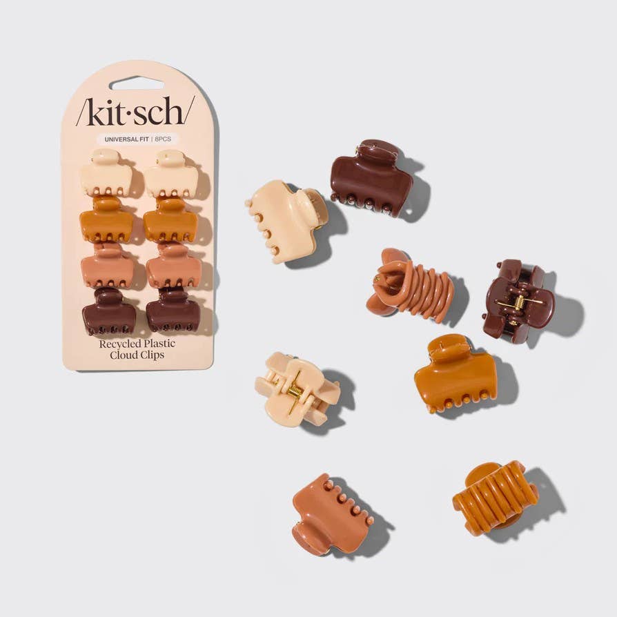 Recycled Plastic Mini Cloud Clips | 8pc Set - Echo Market