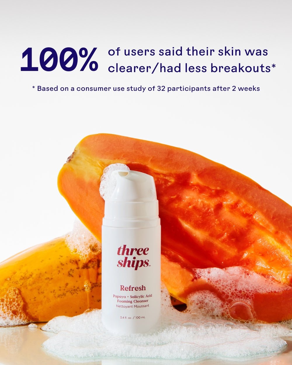 Refresh Papaya & Salicylic Acid Cleanser - Echo Market