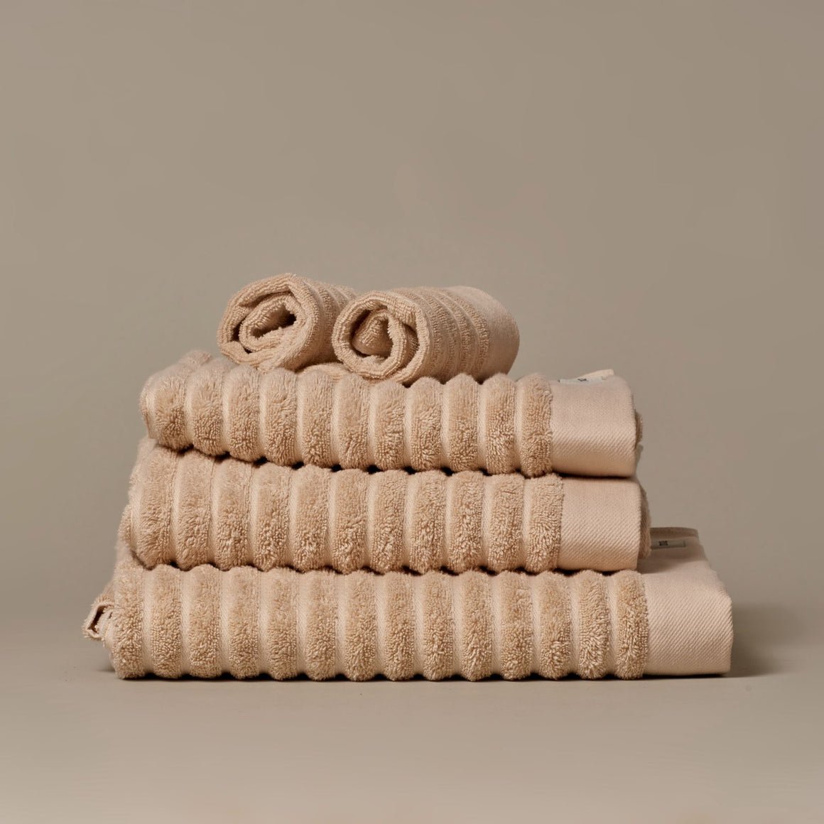 Ribbed Organic Cotton Towels - Echo Market