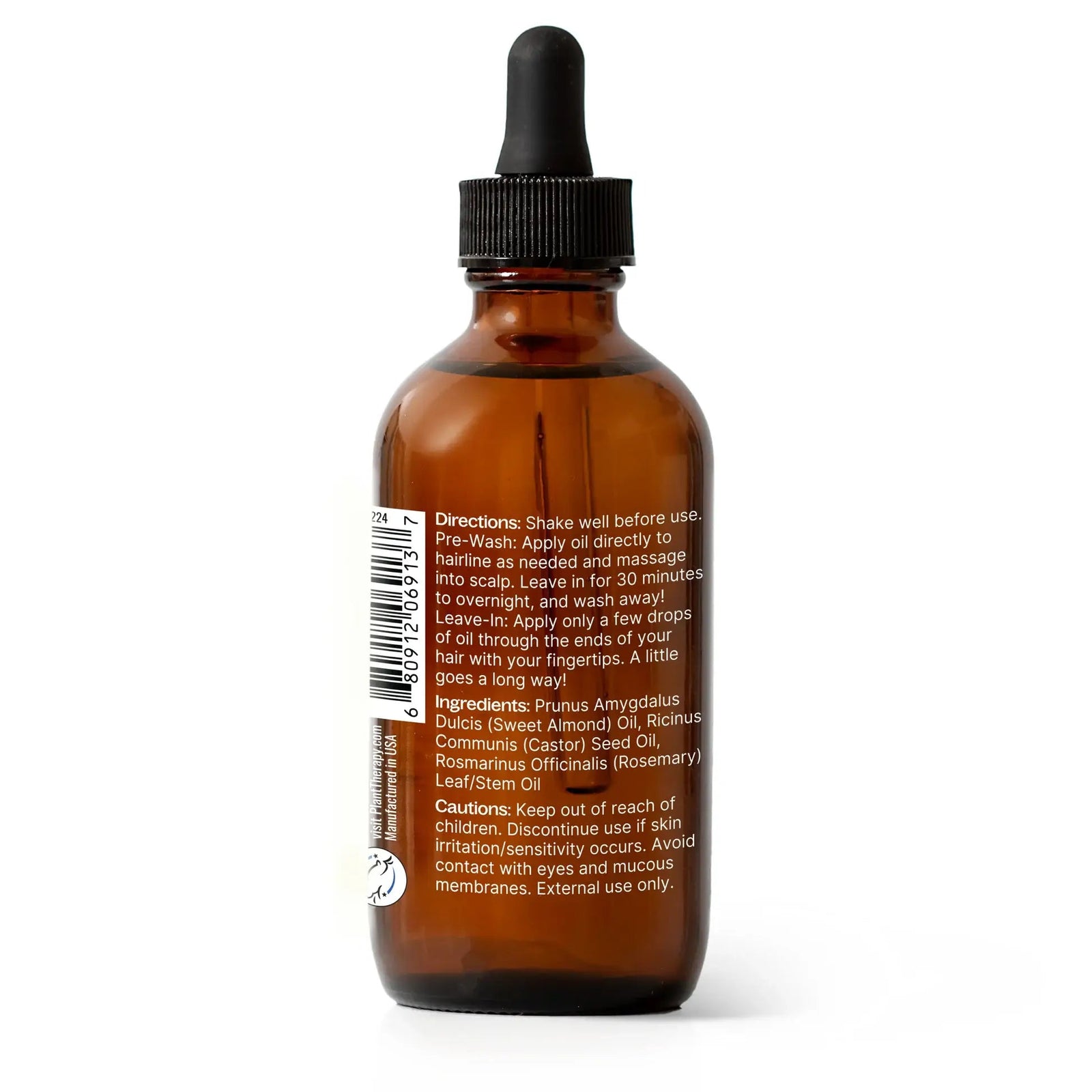 Rosemary & Castor Hair Oil - Echo Market