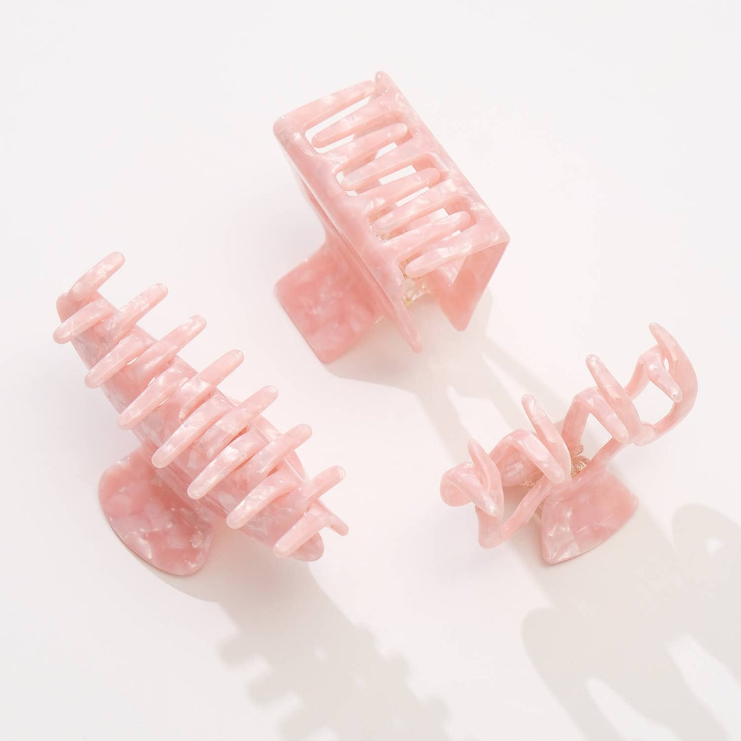 Saltwater Pink | Small/Medium Claw Clips - Echo Market