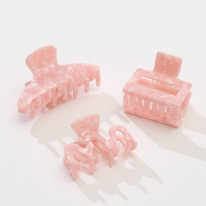 Saltwater Pink | Small/Medium Claw Clips - Echo Market
