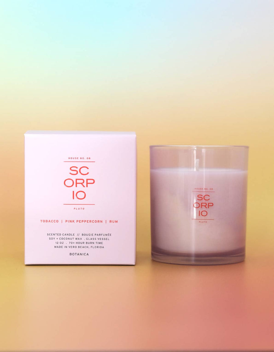 Scorpio Zodiac Candle - Echo Market