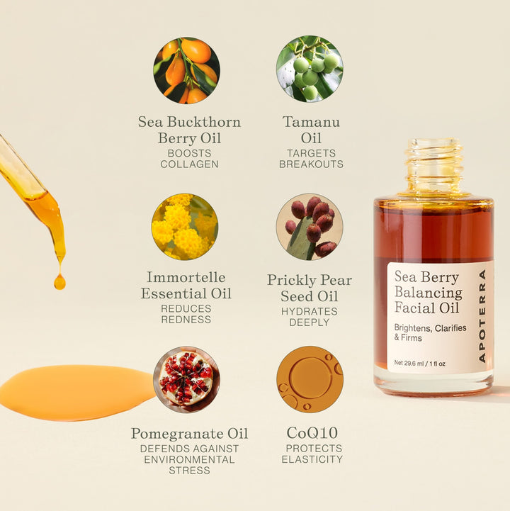Sea Berry Balancing Facial Oil - Echo Market