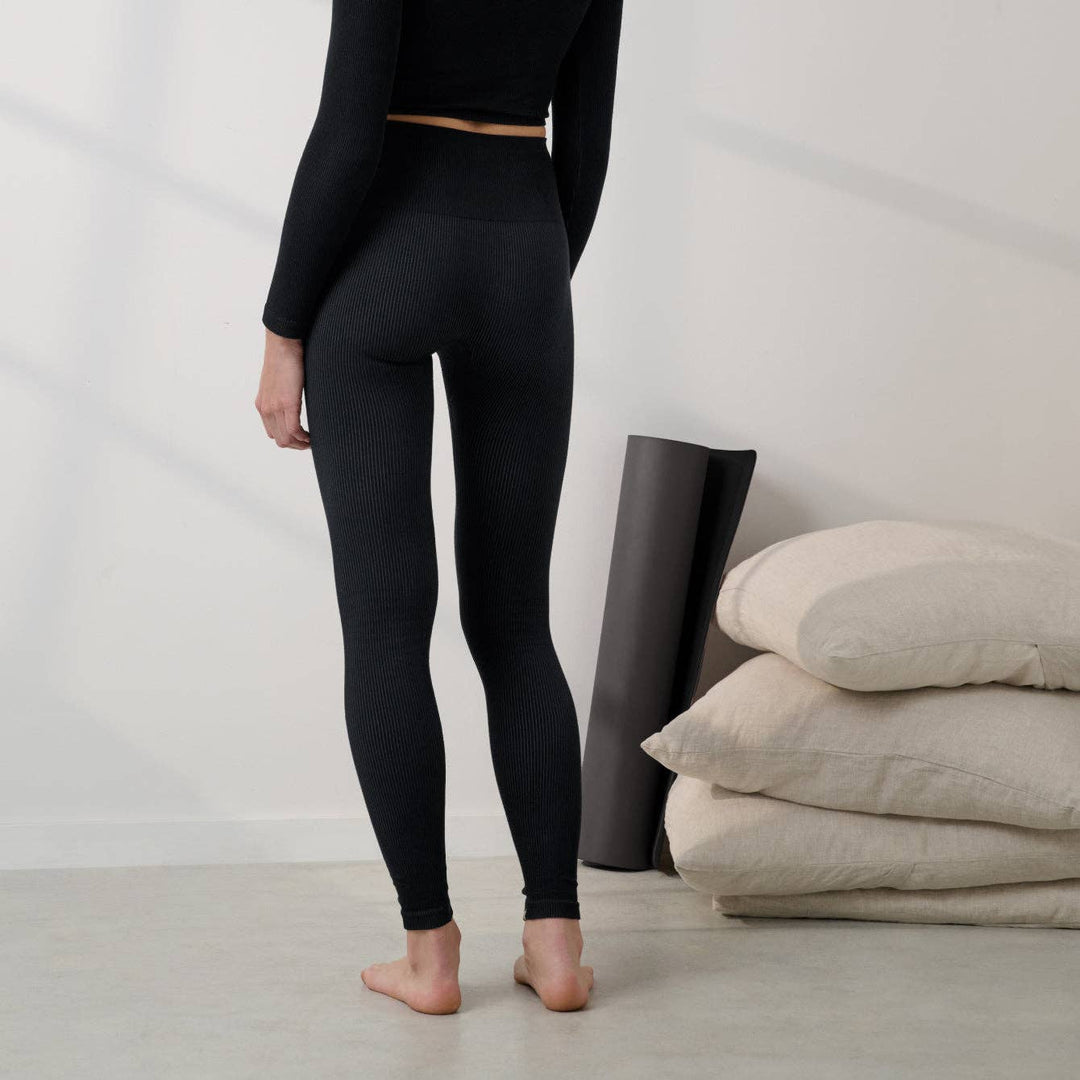 Seamless Modal Flow Legging | Immersed Black - Echo Market