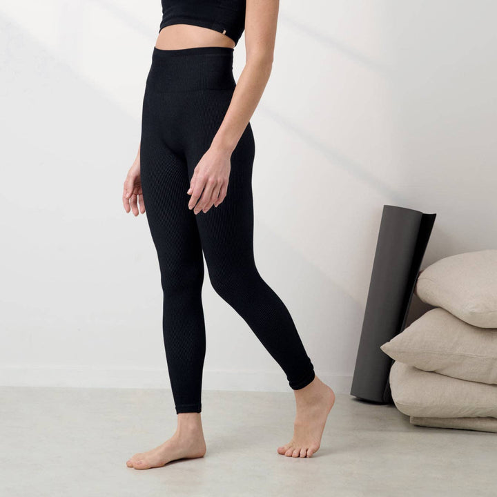 Seamless Modal Flow Legging | Immersed Black - Echo Market