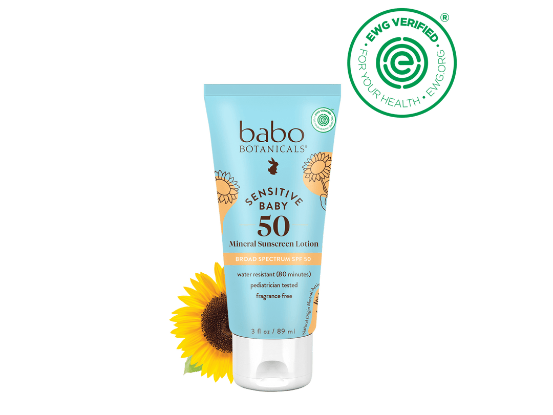 Sensitive Baby Mineral Sunscreen Lotion | SPF50 - Echo Market