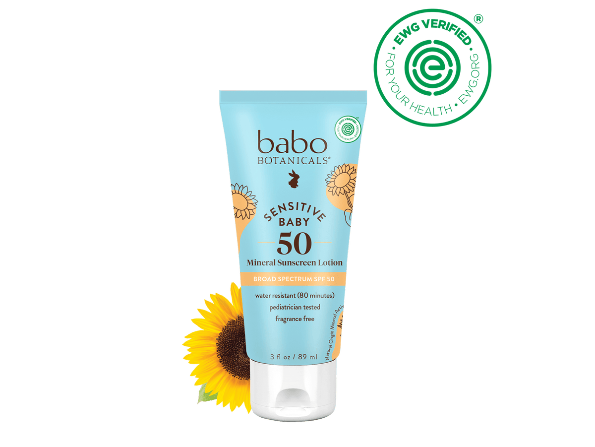 Sensitive Baby Mineral Sunscreen Lotion | SPF50 - Echo Market
