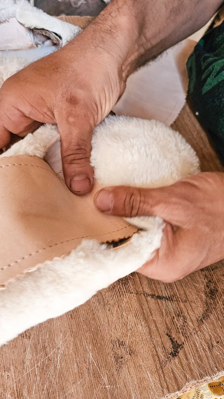 Sheepskin Babouche Slippers - Echo Market