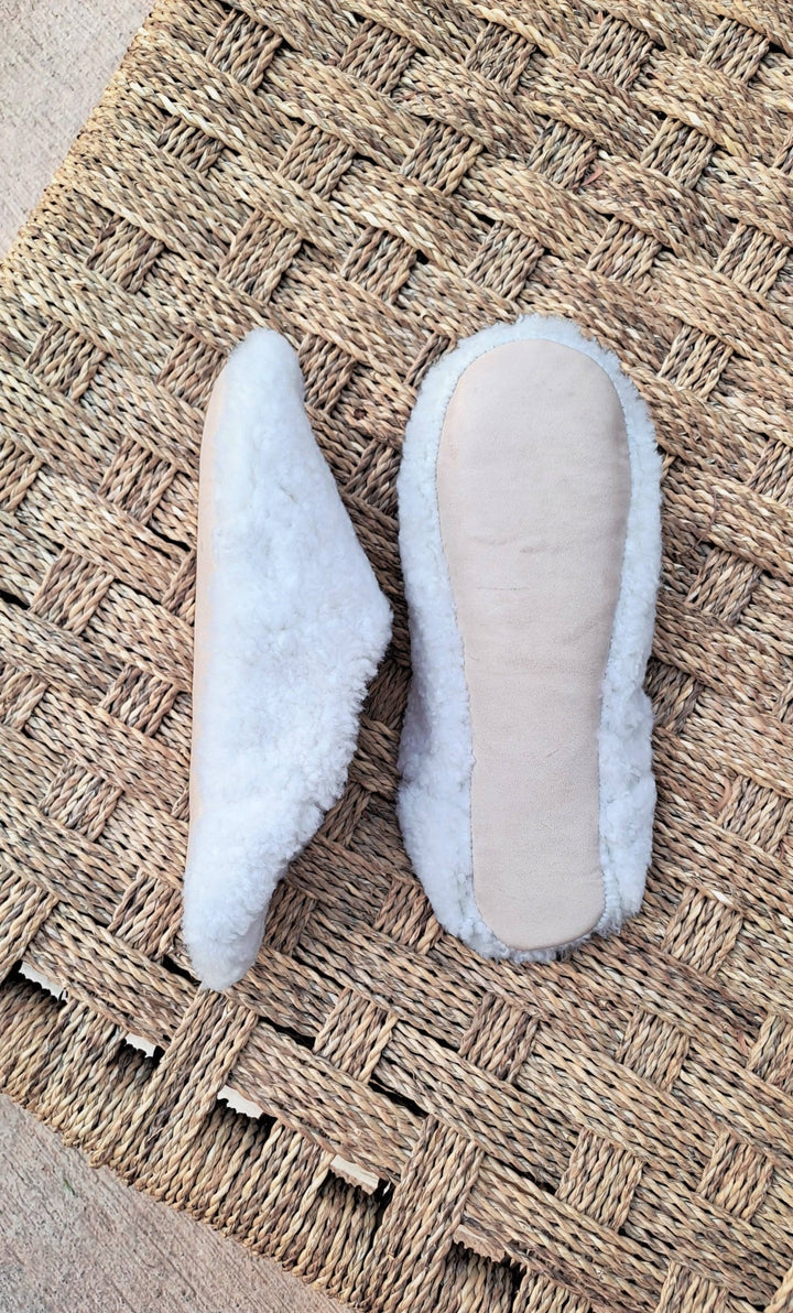 Sheepskin Babouche Slippers - Echo Market