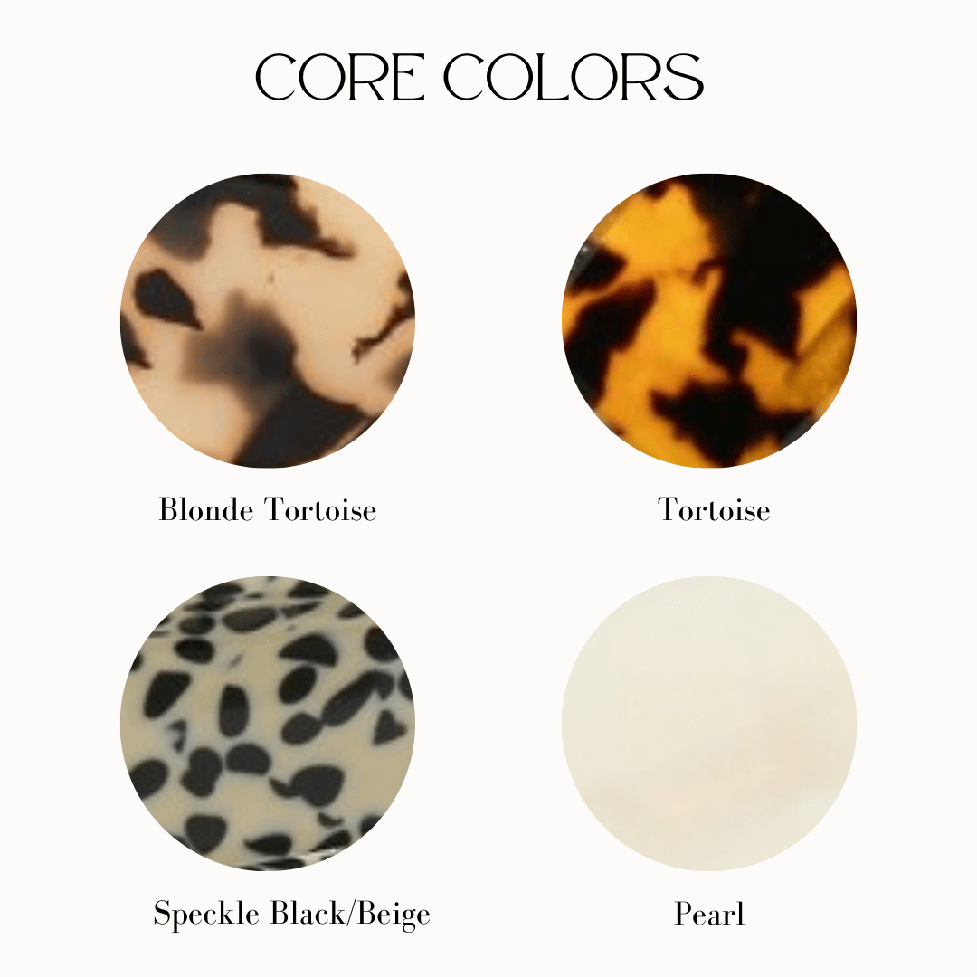 Simone | Classic Small Square Claw Clip - Echo Market